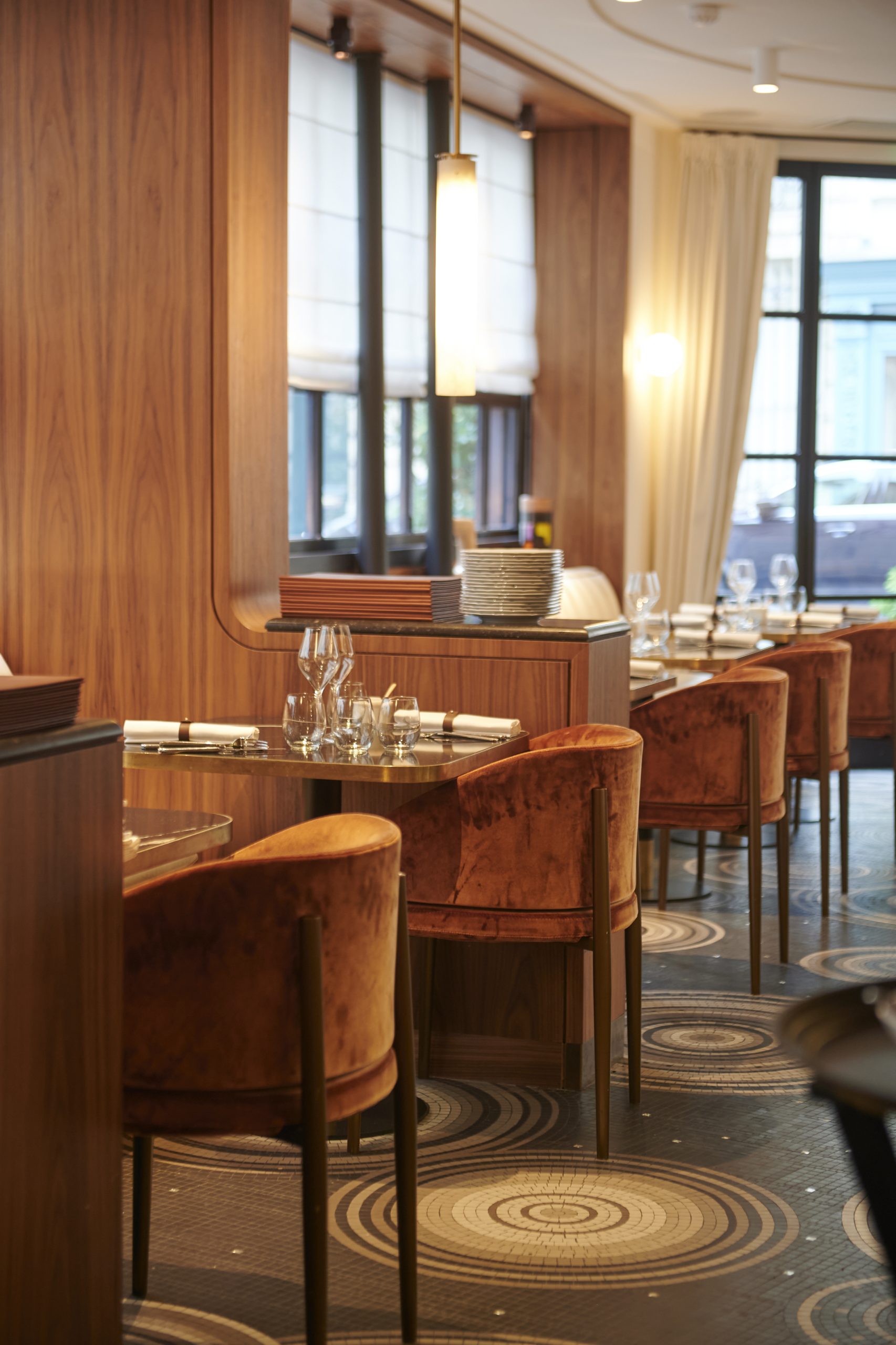 Intérieur du restaurant Les Parisiens